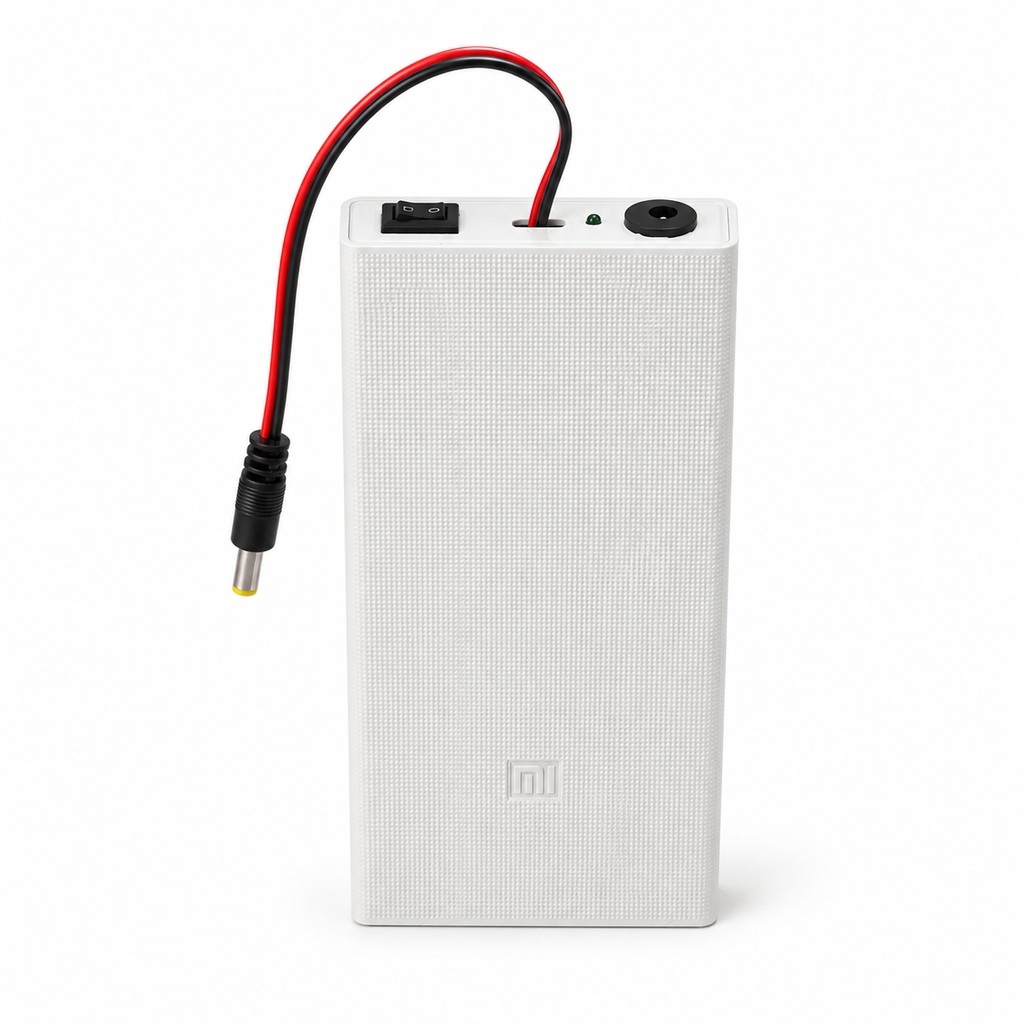 Mi Router Power Bank – 20000mAh 12V UPS Backup for WiFi Router, ONT & Fiber Modem (Load Shedding Backup)